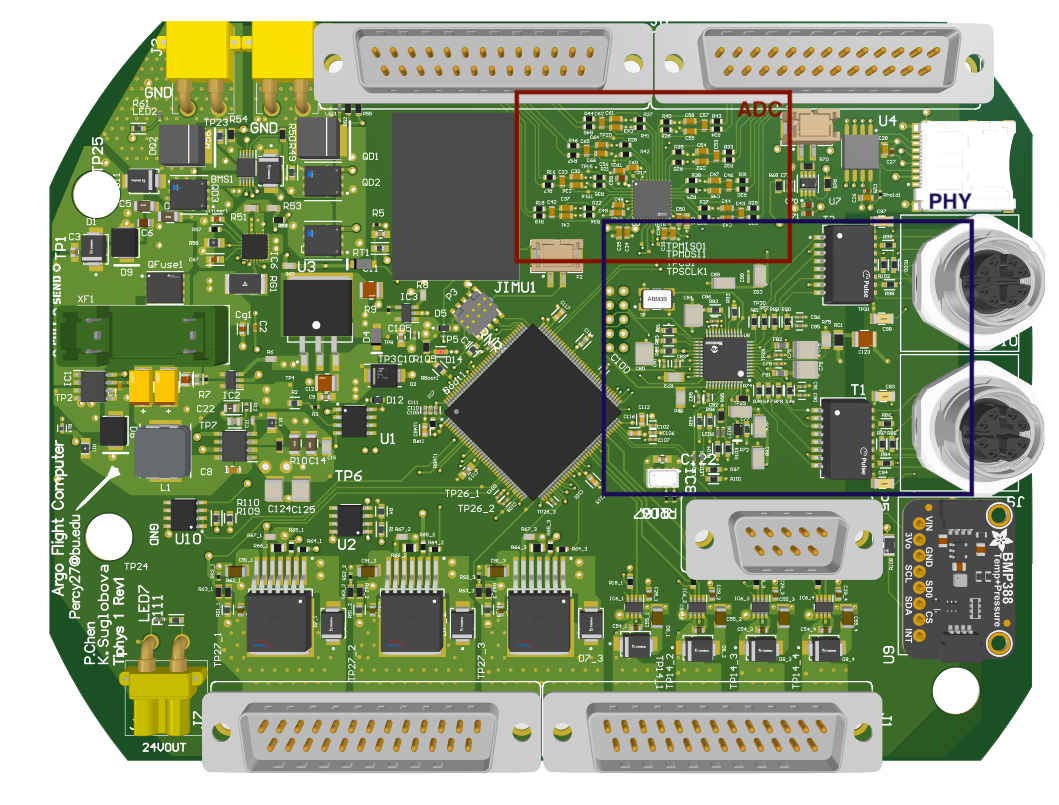 Assembled Icarus flight computer board