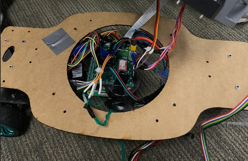 wiring / board in place