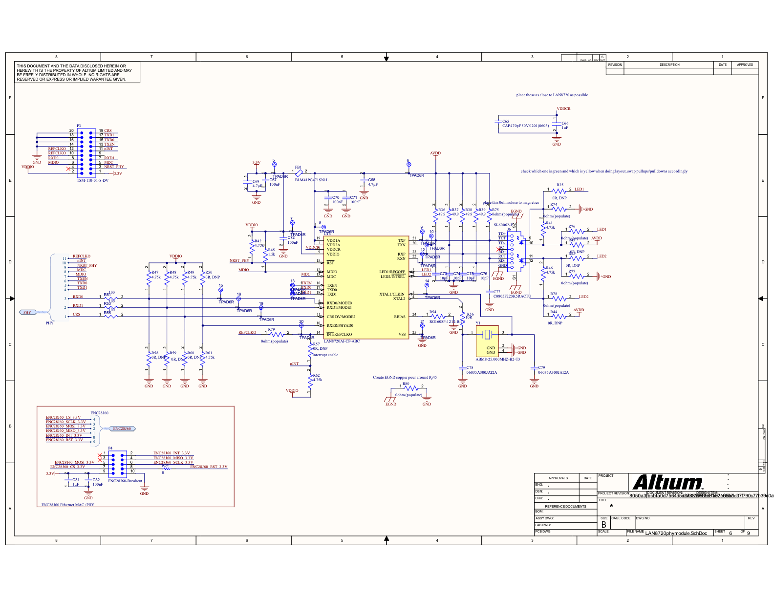 LAN8720phymodule.SchDoc — Ethernet PHY