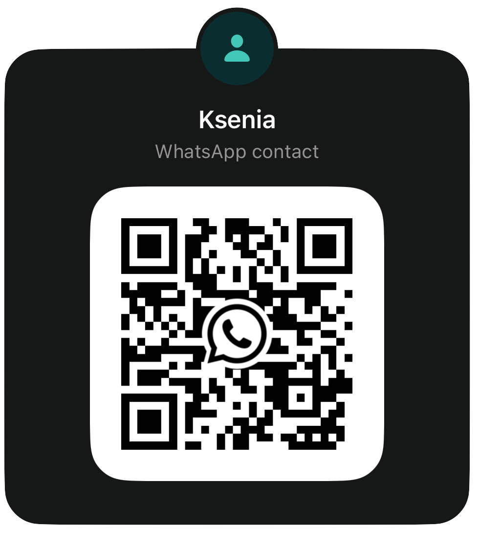 WhatsApp contact QR code